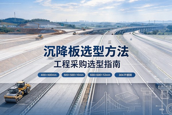 合山沉降板选择方法