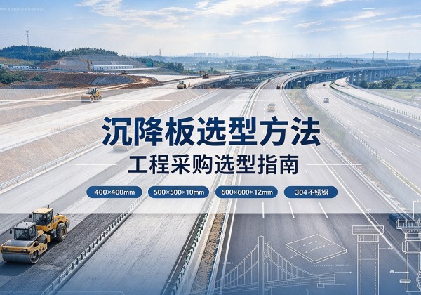 合山沉降板选择方法